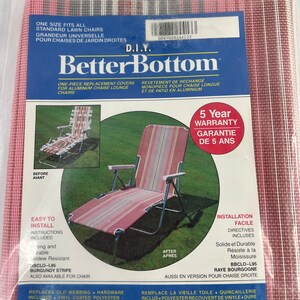 Chair Webbing Chaise Lounge Folding Lawn Better Bottom Replacement Cover  DIY Patio One Piece