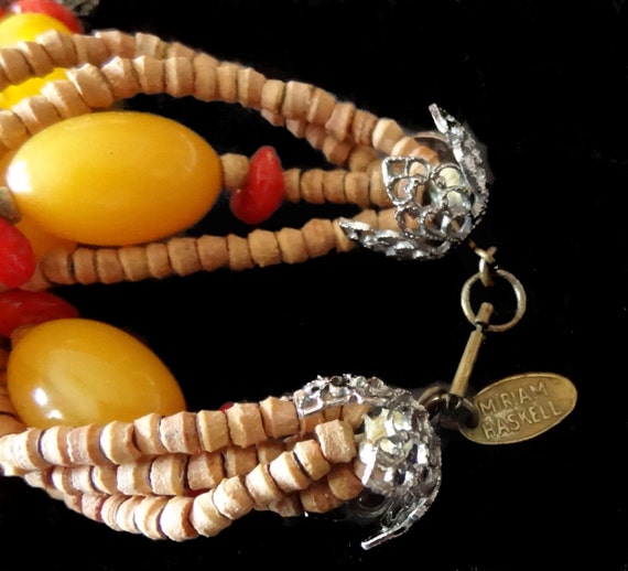 Miriam Haskell Necklace with Matching Earrings - image 2