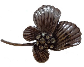 Signed Omjent Brooch