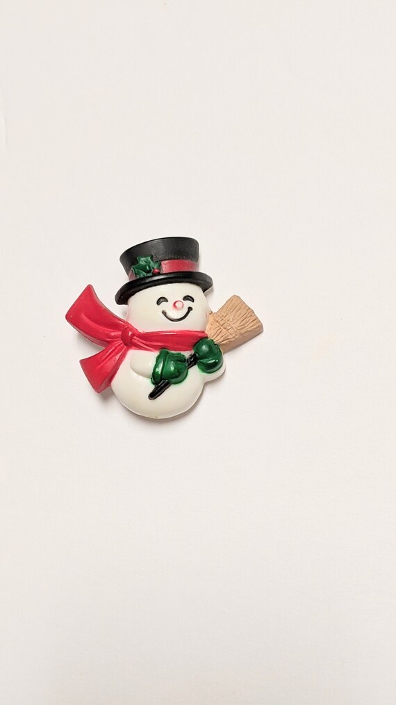 Christmas Tie Tack Pin Tack Pins Soldier and Snowman