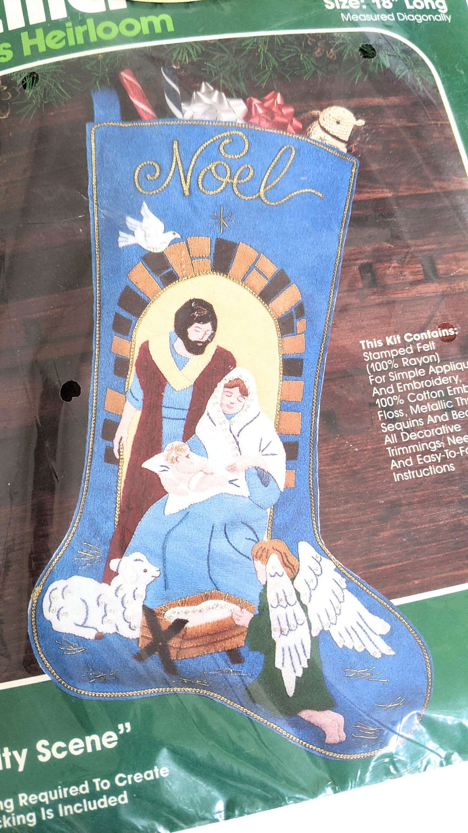 Vintage Bucilla Christmas Stocking Kits 