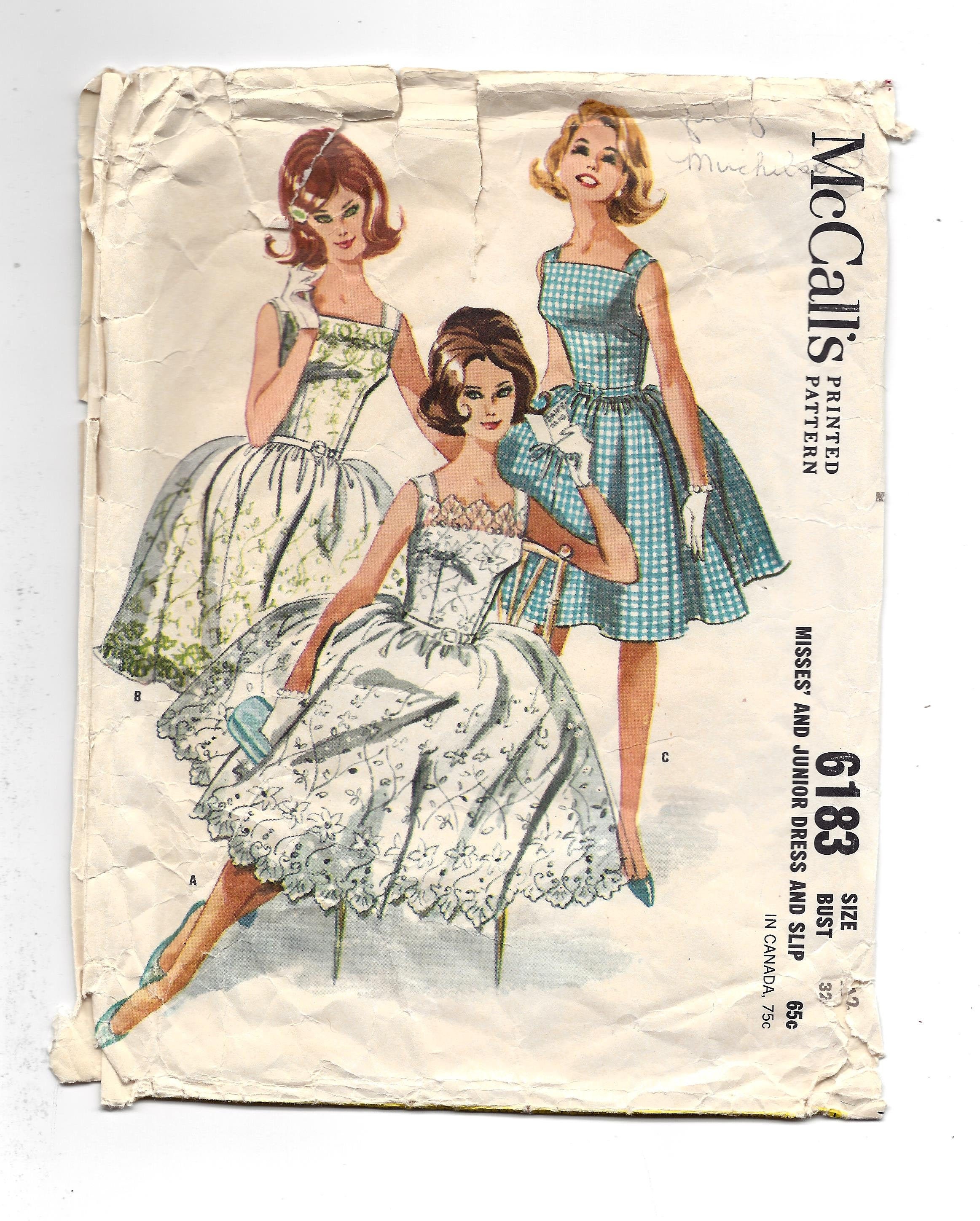 1960s Mccall Pattern 