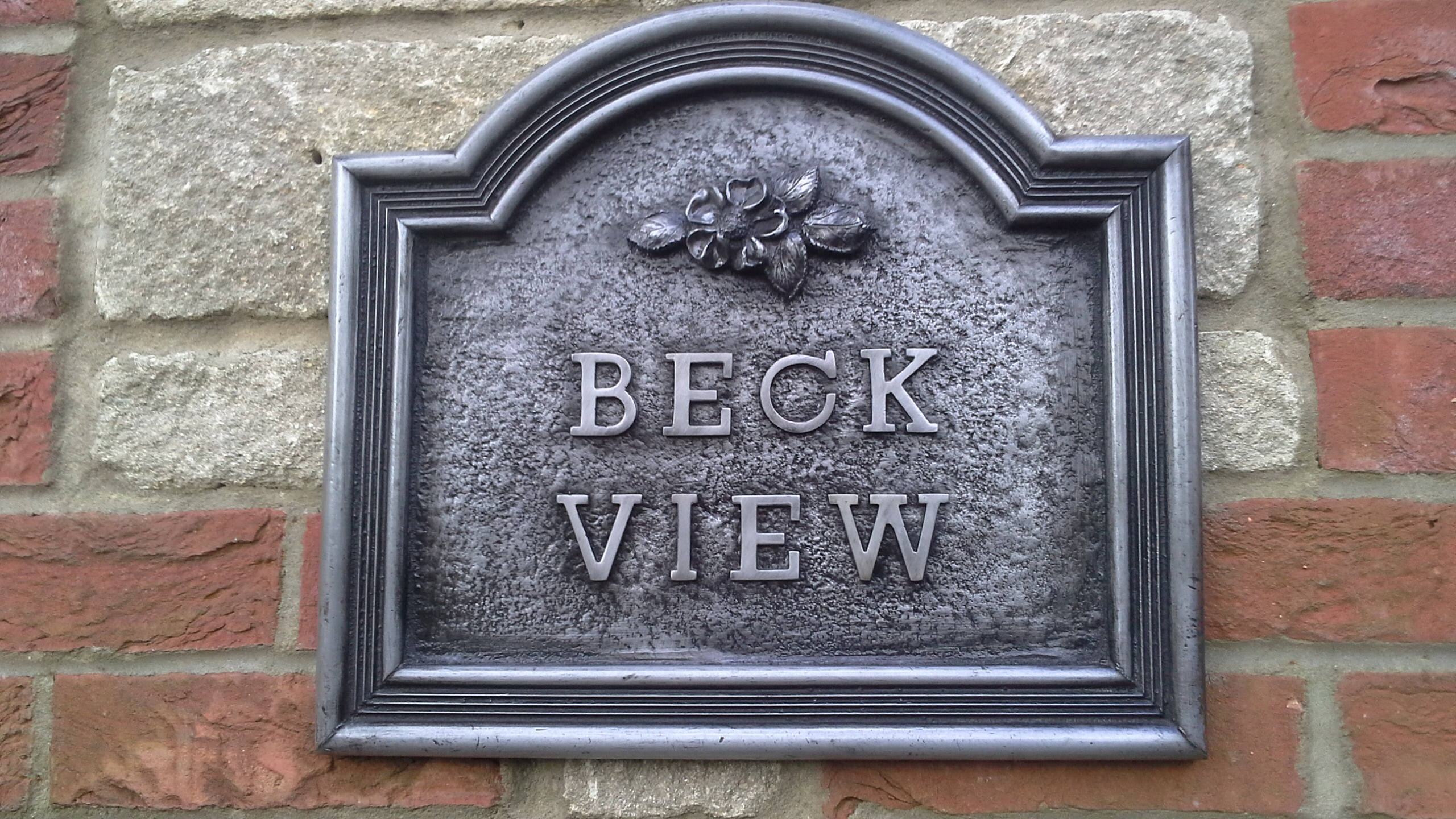 Traditional House Name Sign. Large Classic Style in Cold Cast Etsy