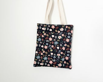 Tote bag, Floral Library Bag, Women’s Purse