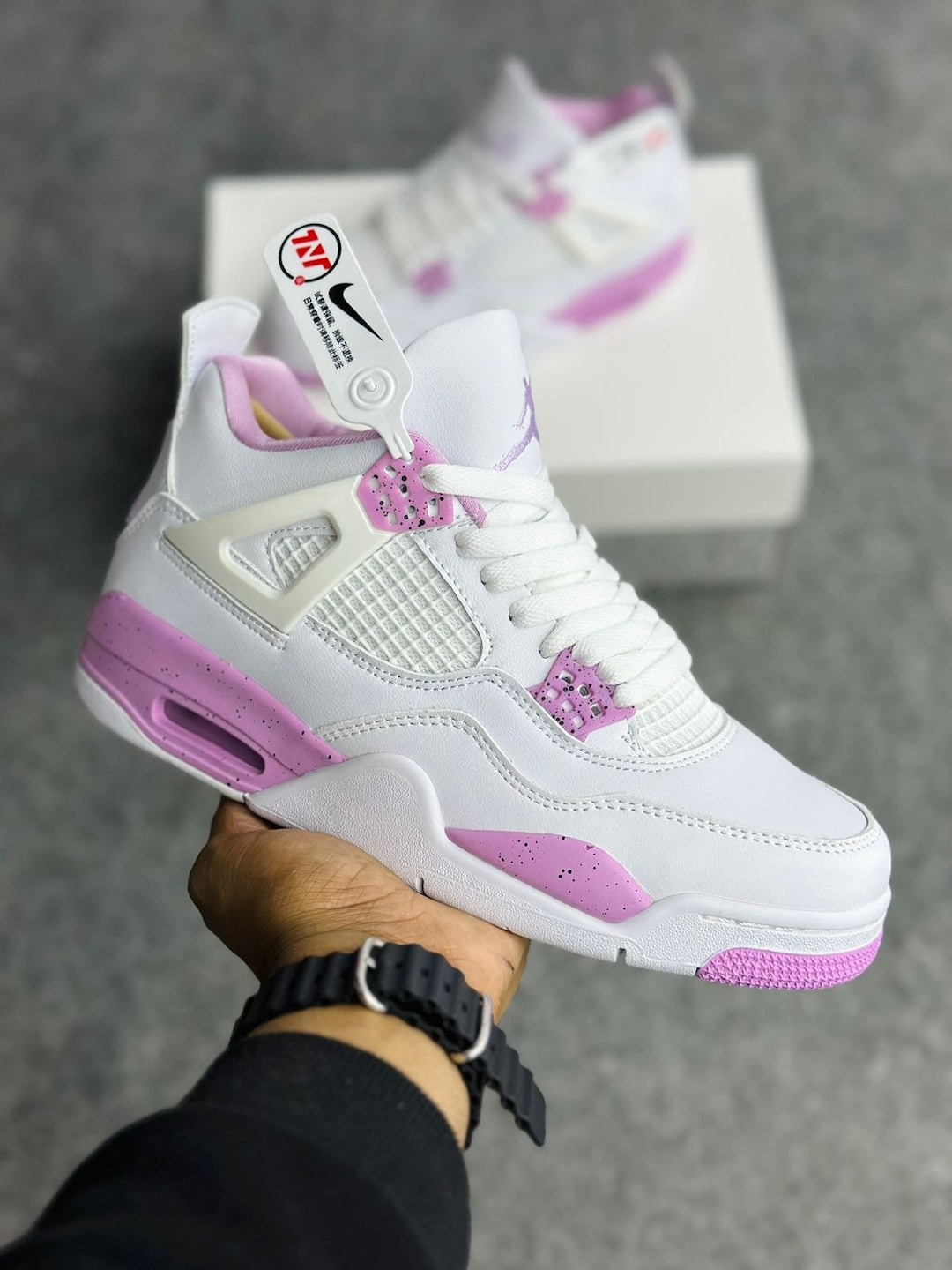 jordan-4-white-pink-oreo-father-s-day-gift-for-men-and-women-etsy