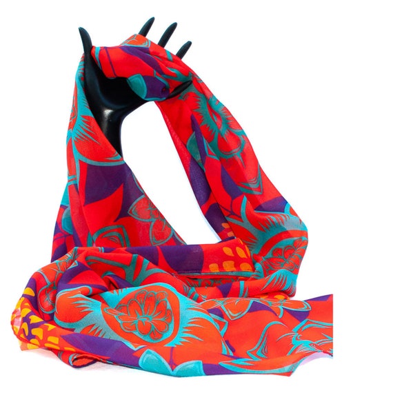 chiffon pashmina