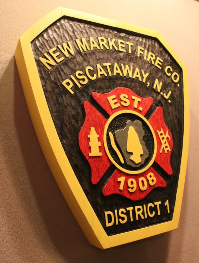 CUSTOM WOOD SIGNS Fire Dept Signs Firefighter Signs Fireman Signs City
