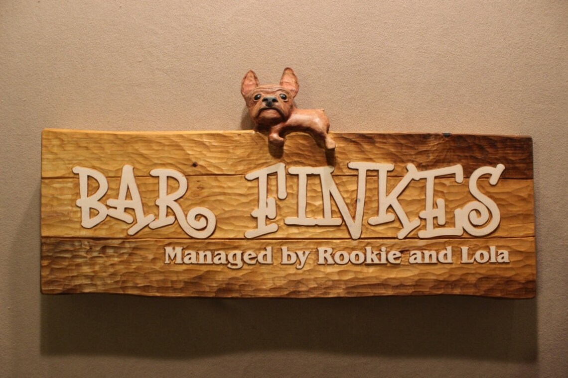 CUSTOM DOG SIGNS Custom Carved Signs Custom Wood Signs Puppy Signs