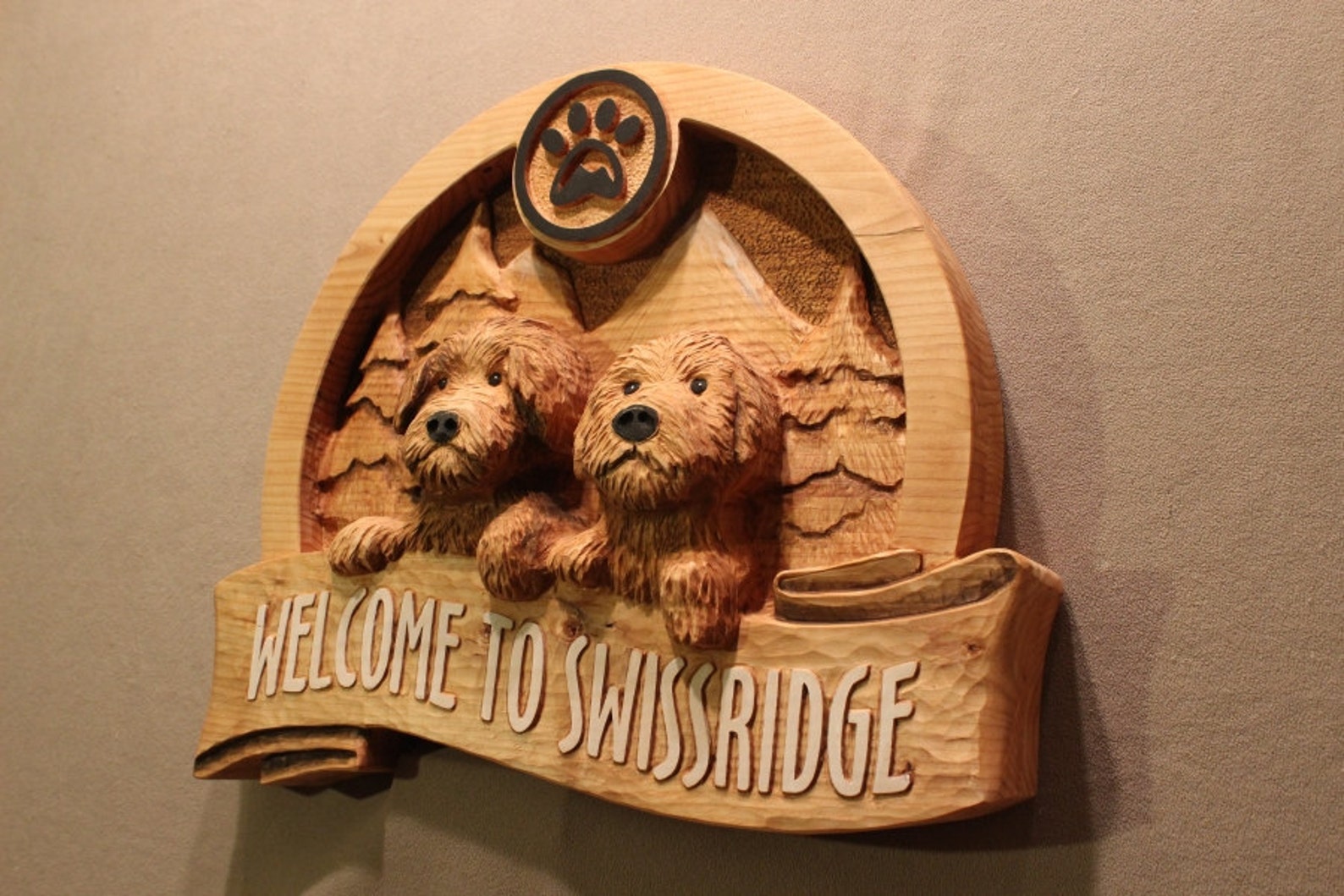 CUSTOM DOG SIGNS Carved Wood Signs Puppy Signs Pet Signs Etsy