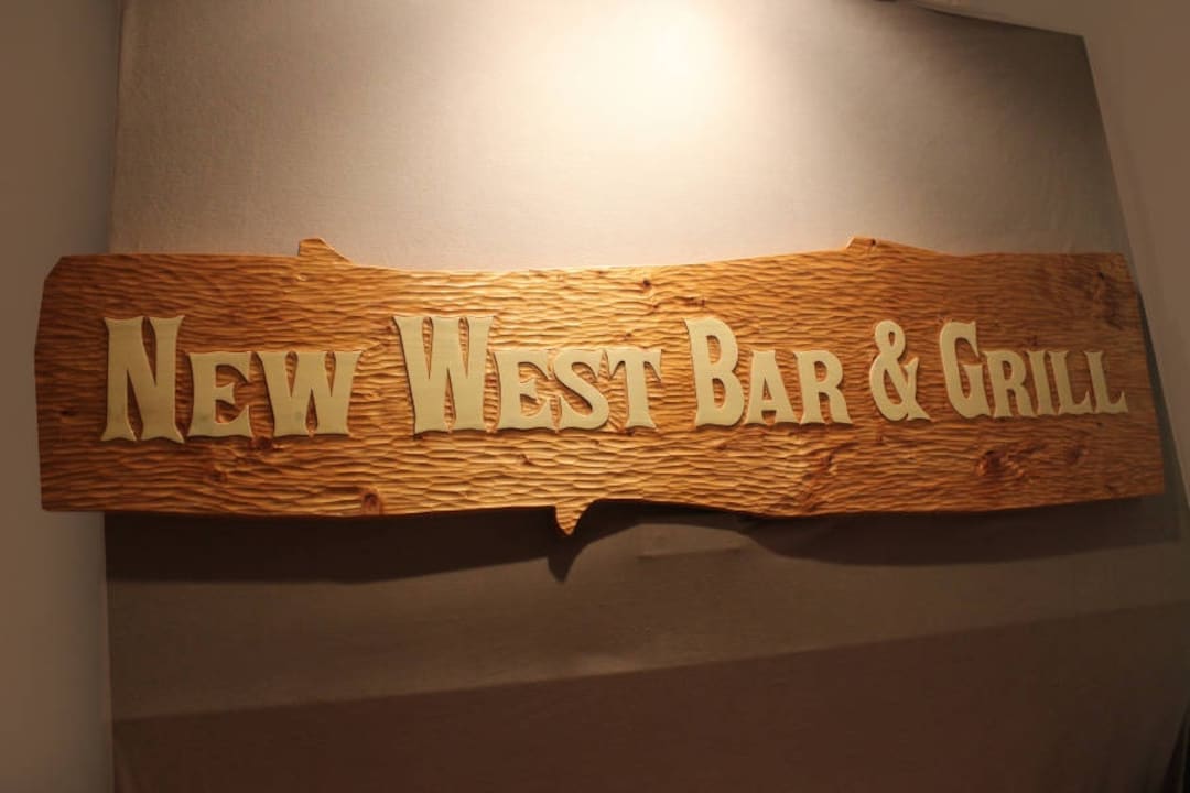 Letrero de bar / Letrero de restaurante / Letrero de banner / Letrero