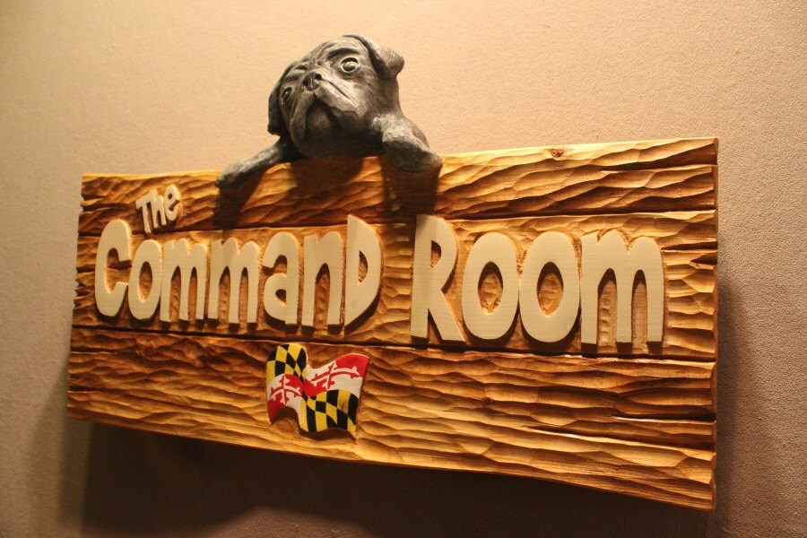 CUSTOM DOG SIGNS Carved Wood Signs Carved Dogs Custom Etsy