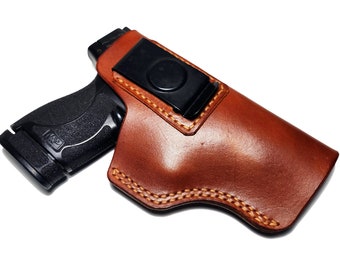 Leather Inside Waistband Holster for Concealed Carry - Handmade in TX