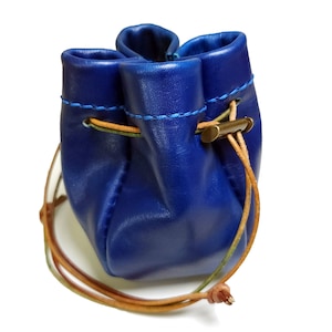 Handmade Leather Pouch - For Dice or Fantasy Costume - Made in the USA