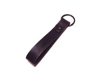 Leather Key Fob - All Black Edition - Handmade in TX