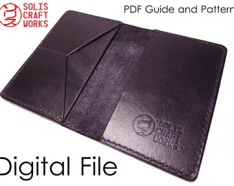 Leather Passport Wallet - Pattern & Guide