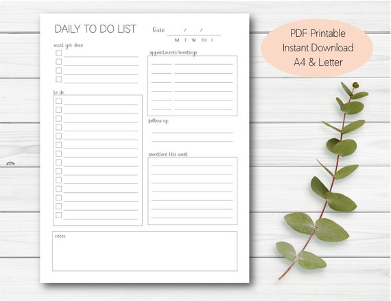 Calendars Planners Instant Download Personal Planner 8 5 X 11 US 