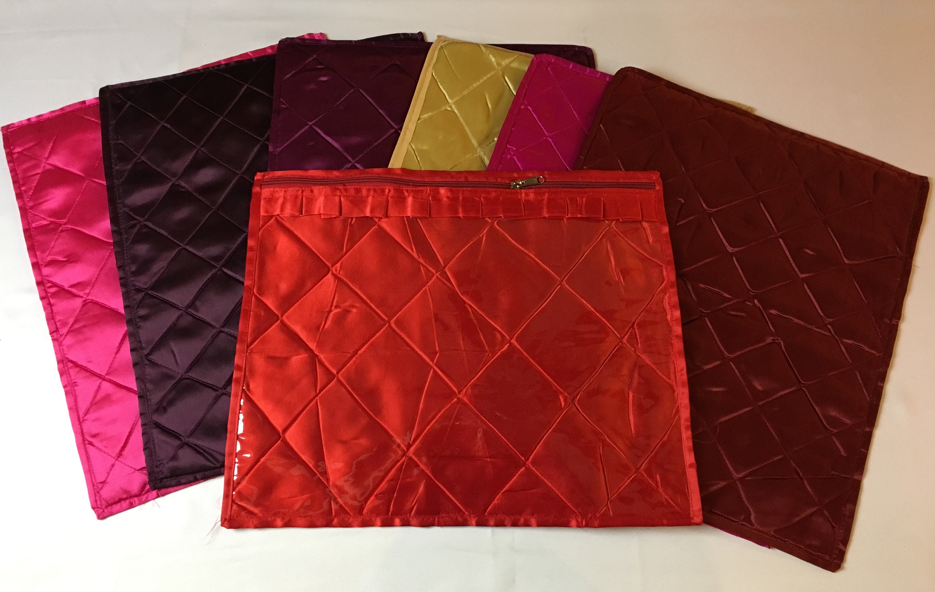 3 SAREE BAGS 14x17 Saree Covers Saree Organizer Wedding Etsy