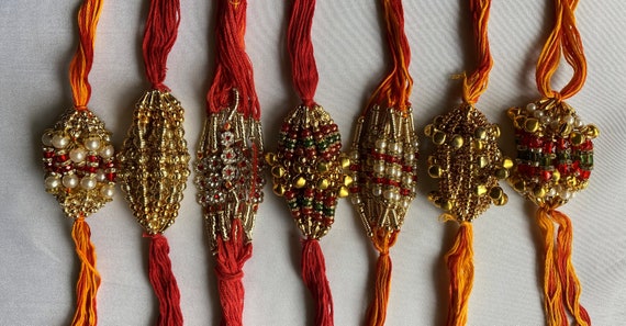 Buy Gana bracelets for maiyan sangeet ceremony India wedding D2  12 pack  Online  PinkPhulkari California