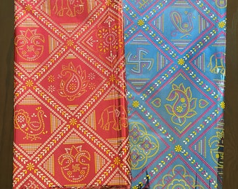20 SHEETS, Thin Foil Gift Wrap, 16/23 INCHES Bandhani design, Gift Bags, Indian Wedding, Wrap for Indian sweets, weddings favors, Bandhani