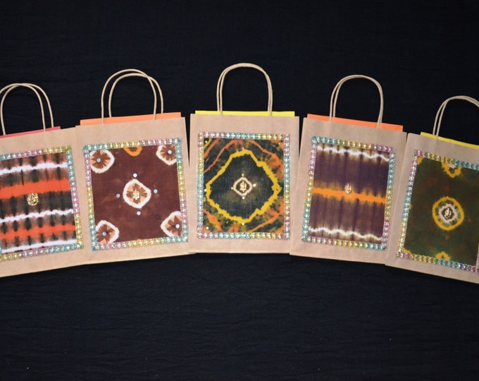 Gift Bags Indian Wedding Gift Bags Kraft Gift Bags Handmade Etsy