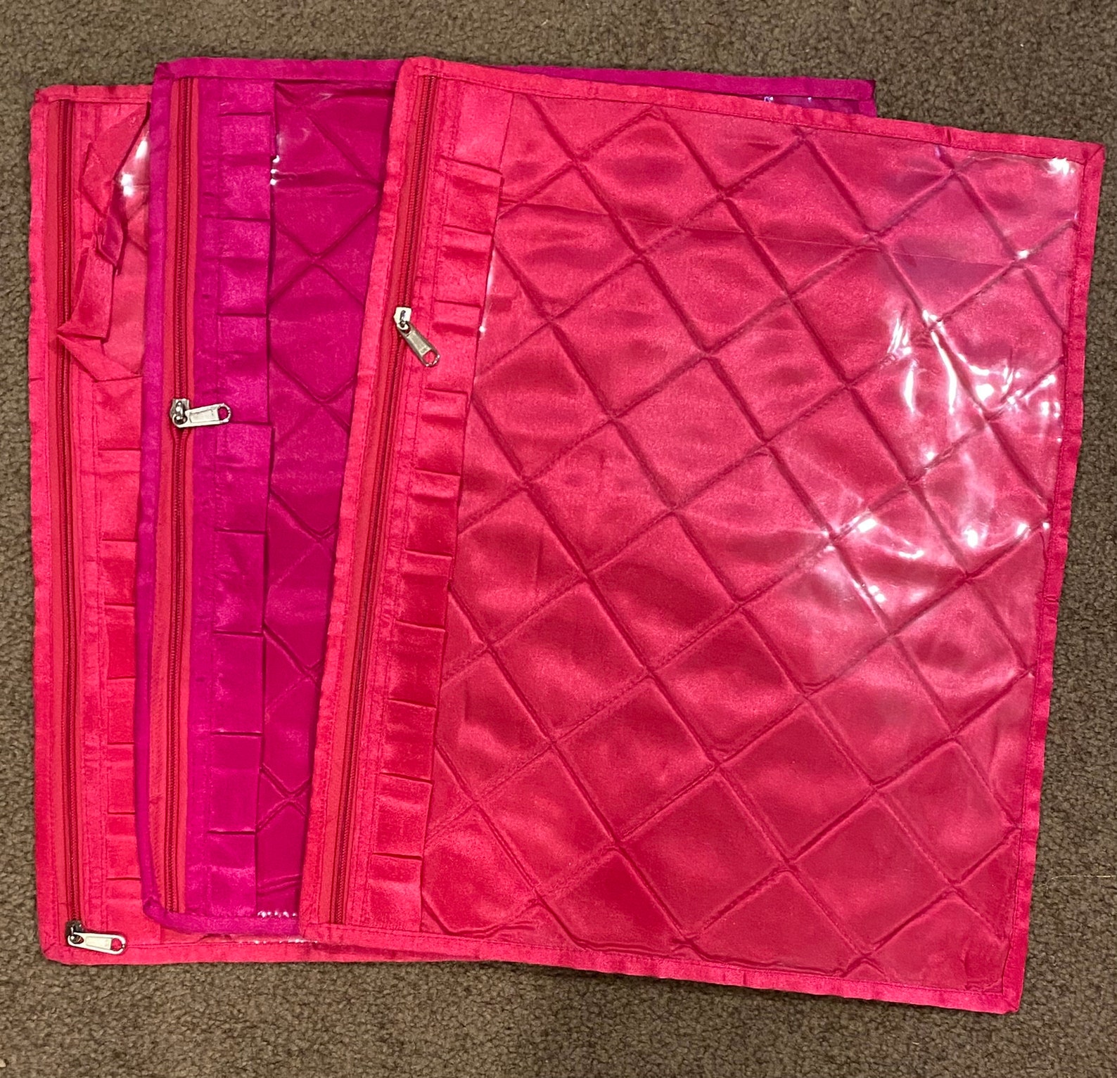 3 SAREE BAGS 14x17 Saree Covers Saree Organizer Wedding Etsy