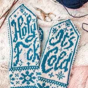 PATTERN Holy F It's Cold Mittens