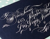 Envelope Calligraphy Addressing  Handwritten modern wedding