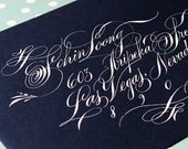 Envelope Calligraphy Addressing  Handwritten modern wedding