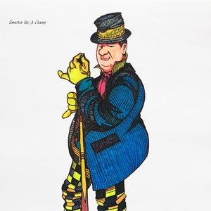Ferdie Pacheco „Smarten Up A Chump” – litografia z podpisem ręcznym – Bilard – COA – GallArt