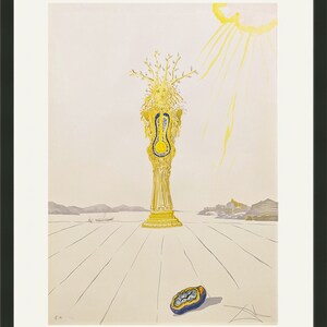 Salvador Dali &quot;Barometer Woman&quot; - 1976 - Hand Signed Photolith - Framed - COA - GallArt