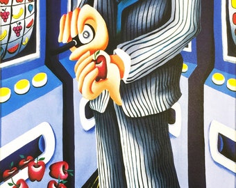 Yuval Mahler "Big Apple" - Signed Giclee/Canvas - Retail 1,500 - COA - See Live at GallArt - Buy/Sell/Trade