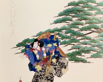 Hisashi Otsuka &quot;The Warrior&quot; - 1981 - Limited Edition Lithograph - Japanese - GallArt