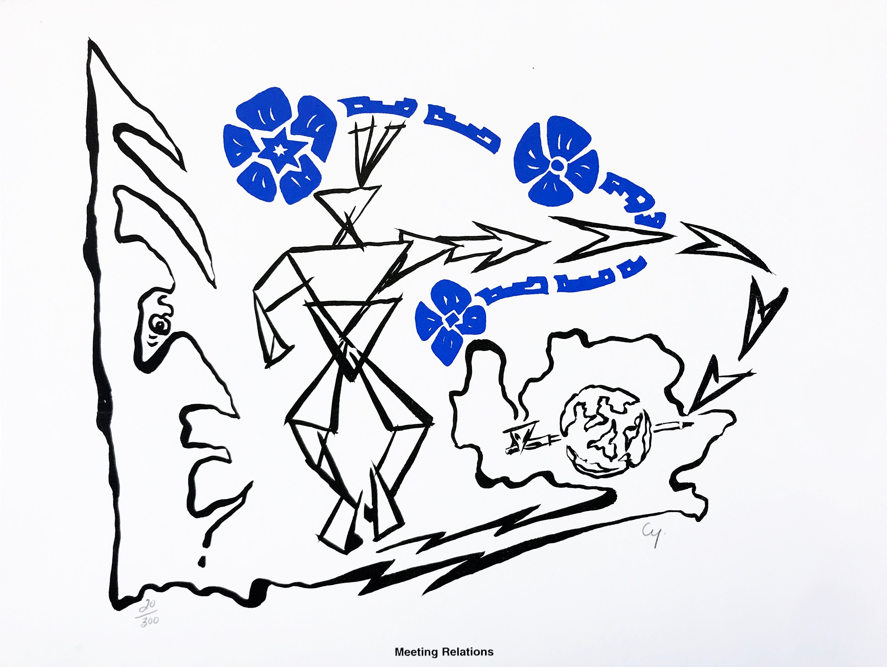 マイケル・サイウィンク「Meeting Relations」 - 直筆サイン入り