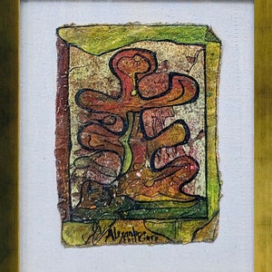 Alexander Gore &#39;An Unapparent Difficulty and Danger to Grow Big&#39; - Original Painting - Framed