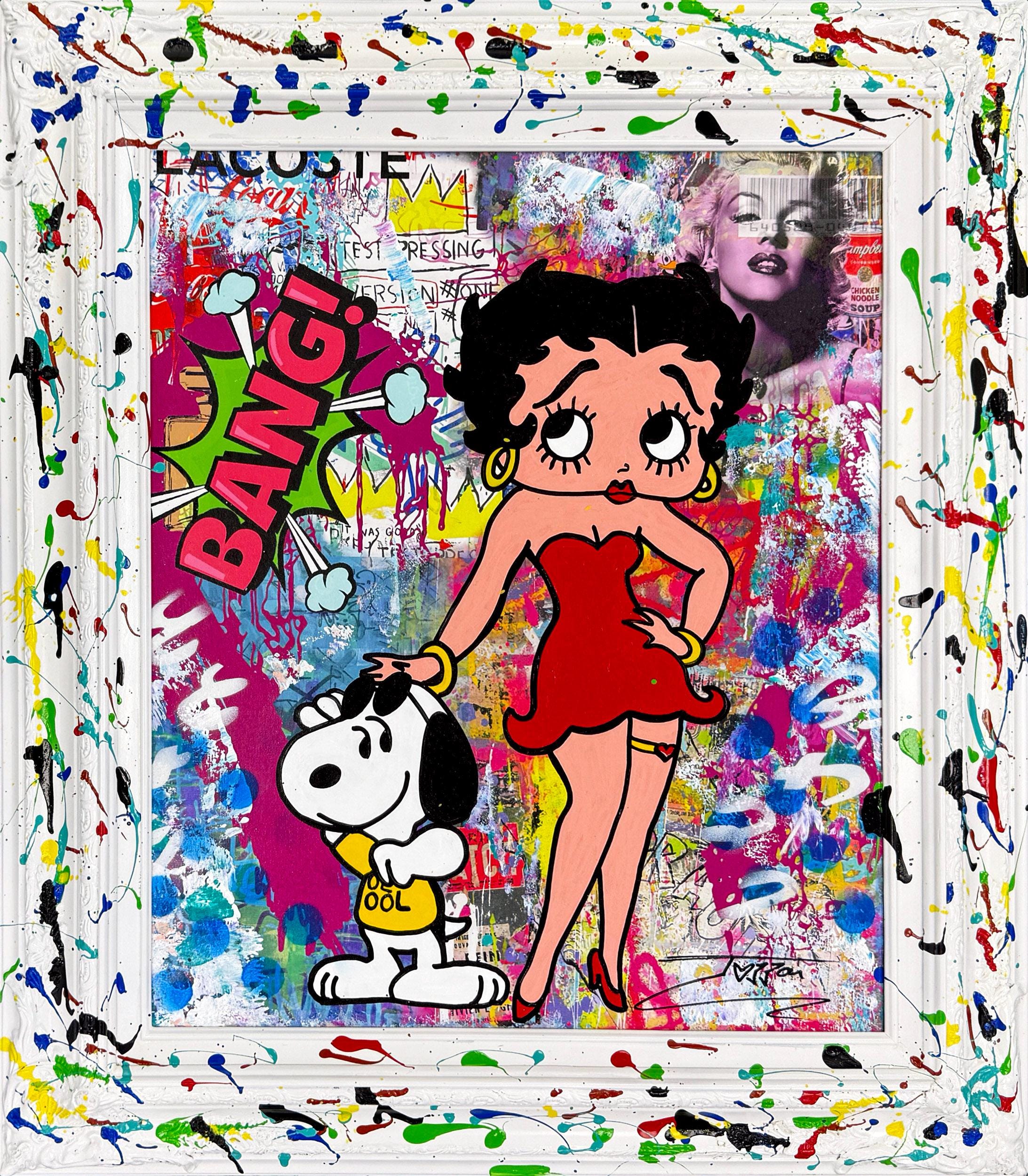Betty Boop Canvas Frame - Etsy