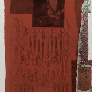 Robert Rauschenberg &quot;More Distant Visible Part of the Sea&quot; - 1979 - Signed Silkscreen/Collage - Framed - COA