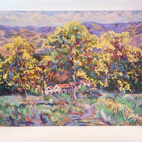 Jacqueline Kamin "Laguna Canyon Road" - Hand Signed Serigraph - COA - See Live at GallArt - Buy/Sell/Trade