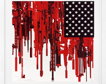 Futura "Starstruck" - Hand Signed Screen Print - Edition of 100 - 18x18" Framed - COA