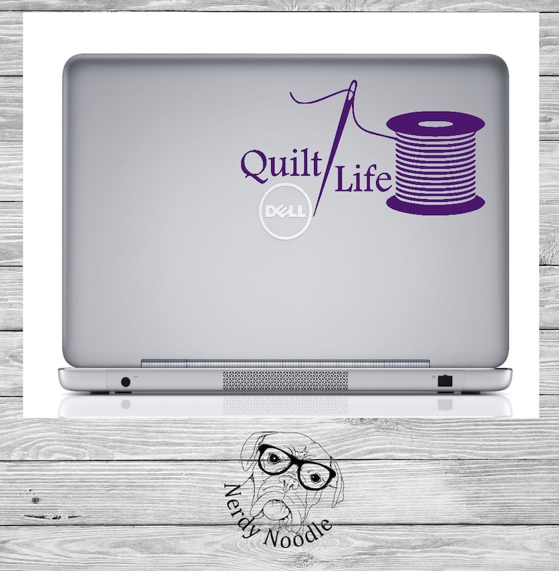 Quilt Life Decal Quilting Decal Quilter Car Decal Quilt Etsy