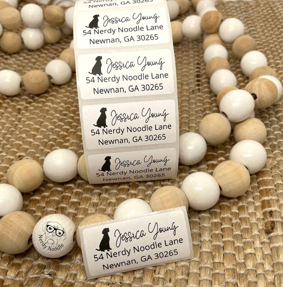 Labrador Retriever Address Labels, Labrador Return Address Labels, 100