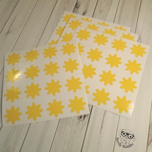 Sun Stickers, Sun Tanning Stickers, Sun Sticker Set, Sun Envelope Seals, Sun Sticker, Sun Envelope Stickers, Sun, Scrapbook Stickers