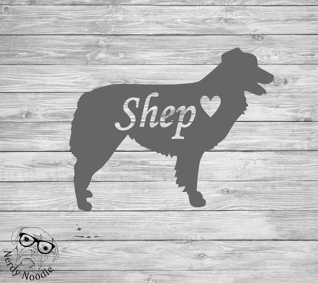 Australian Shepherd Decal, Australian Shepherd Car Decal, Australian