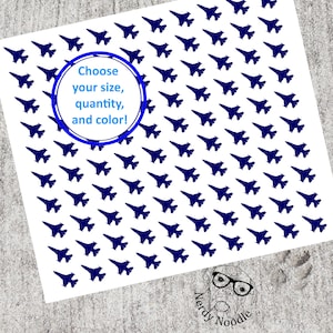 Fighter Jet Airplane Stickers, Fighter Jet Sticker Set, Fighter Jet Envelope Seals, Travel Envelope Seals, Travel Stickers, Fighter Jets