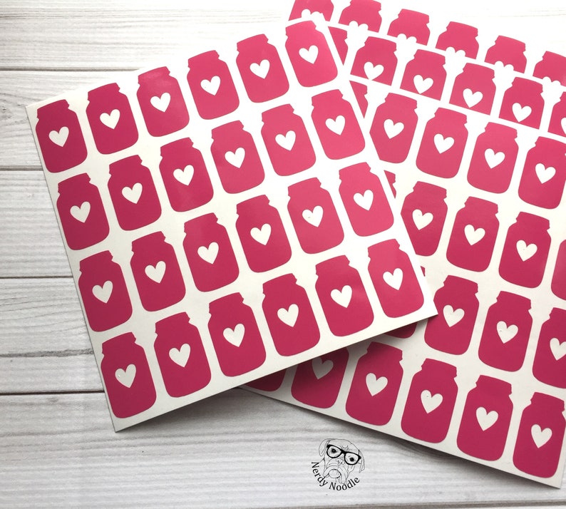 Mason Jar Stickers 96 Mason Jar Planner Stickers Mason Jar Etsy