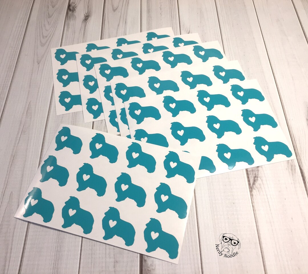 Shetland Sheepdog Stickers, Shetland Stickers, Dog Stickers, Shetland ...