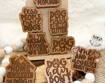 Dog Magnets, Funny Dog Magnets, Dog Fridge Magnets, Dog Mom Magnets, Dog Mom Fridge Magnets, Funny Dog Fridge Magnets, Wooden Dog Magnets