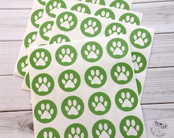 Pawprint Stickers, Paw Print Stickers, Pawprint Envelope Seals, Pawprint Envelope Stickers, Pawprint, Dog, Cat, Tanning Stickers, Scrapbook