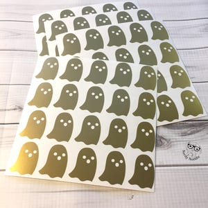 Ghost Halloween Stickers, Ghost Stickers, Ghost Sticker Set, Ghost Envelope Seals, Halloween, Tanning Stickers, Party Decor, Ghost Scrapbook
