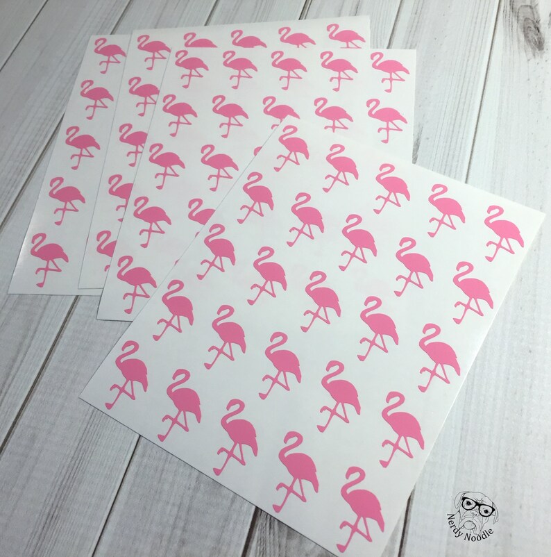 Flamingo Stickers Flamingo Planner Stickers Flamingo Sticker Etsy