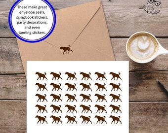 Hyena Stickers, Spotted Hyena Stickers, Hyena Sticker Set, Hyena Envelope Seals, Hyena Labels, Hyena Party Decorations, Hyena, Scrapbooking